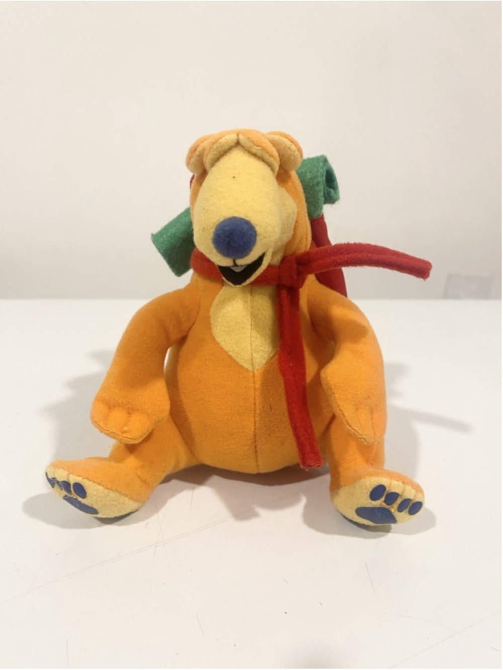 Bear in the Big Blue House Backpack 6” Plush Jim Henson Vintage Rare